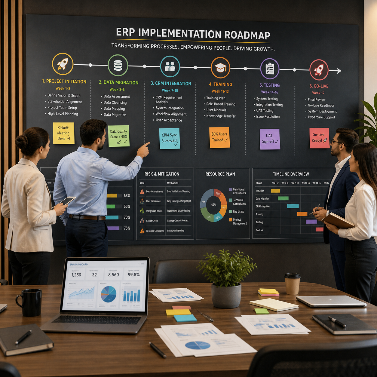 Estrategias de implementación de ERP sin errores comunes